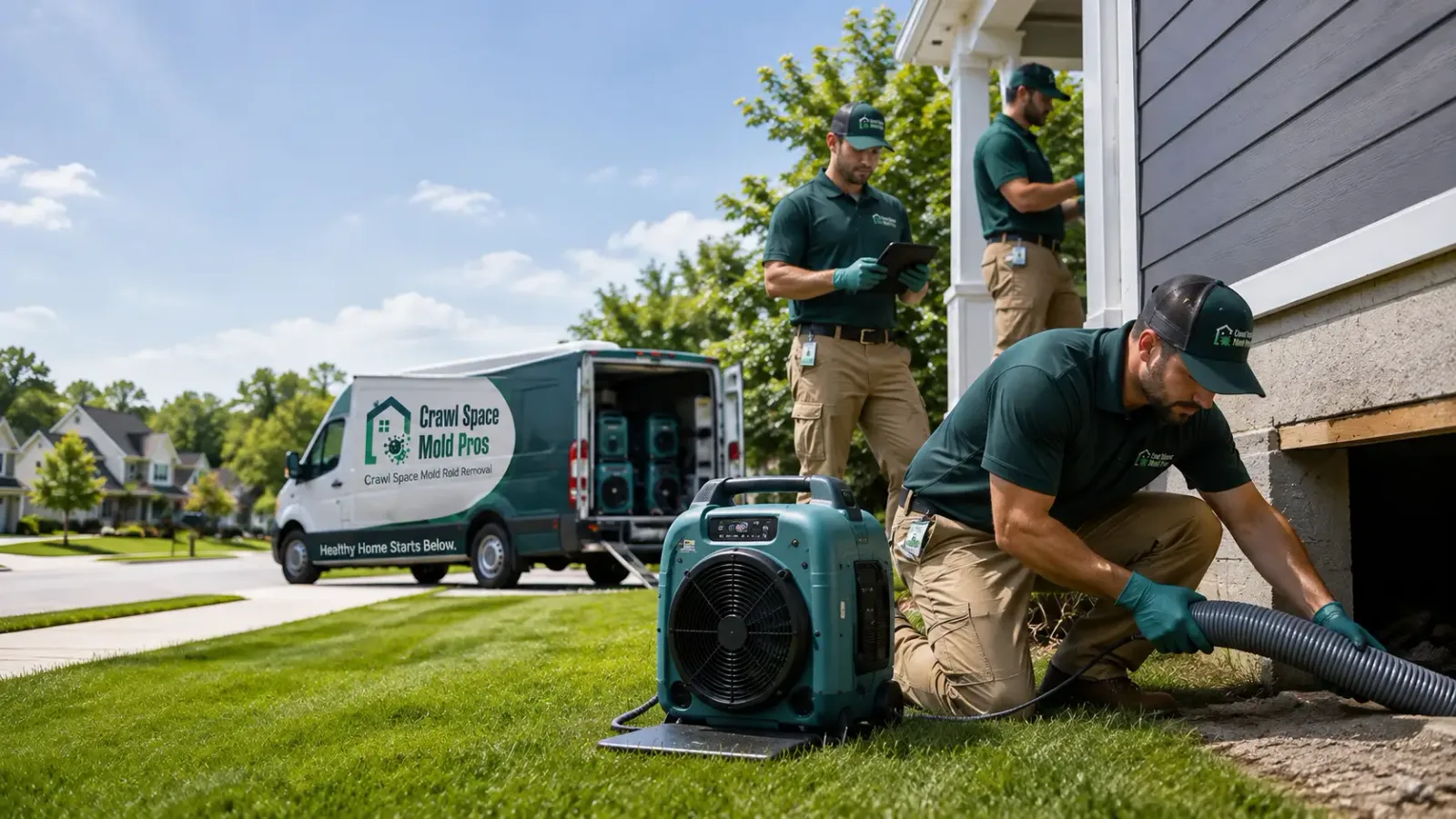 Crawl Space Mold Removal in Benedict, ND